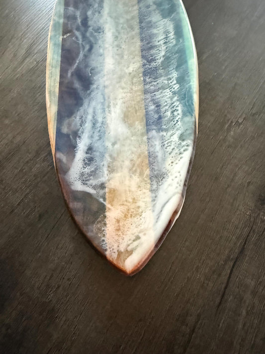 Handmade Surf Charcuterie Board - Ocean Serving Tray