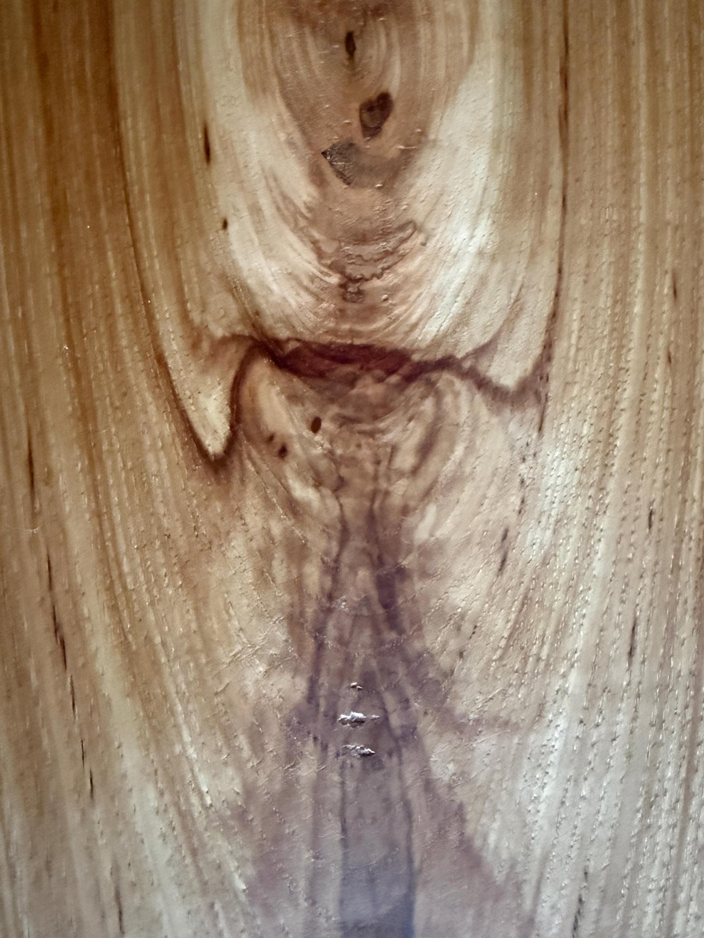 Handmade Hickory Charcuterie Board – Green Epoxy Pine Tree Inlay