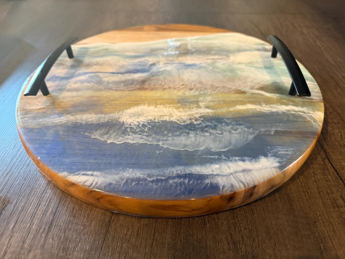 Seaside Chic Resin Serving Tray — Nautical Charcuterie Board