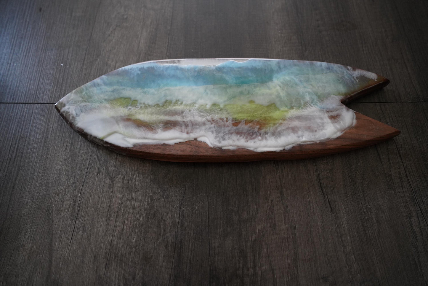 Handmade Charcuterie Board or Serving Tray - Beach Waves - Surf's Up!