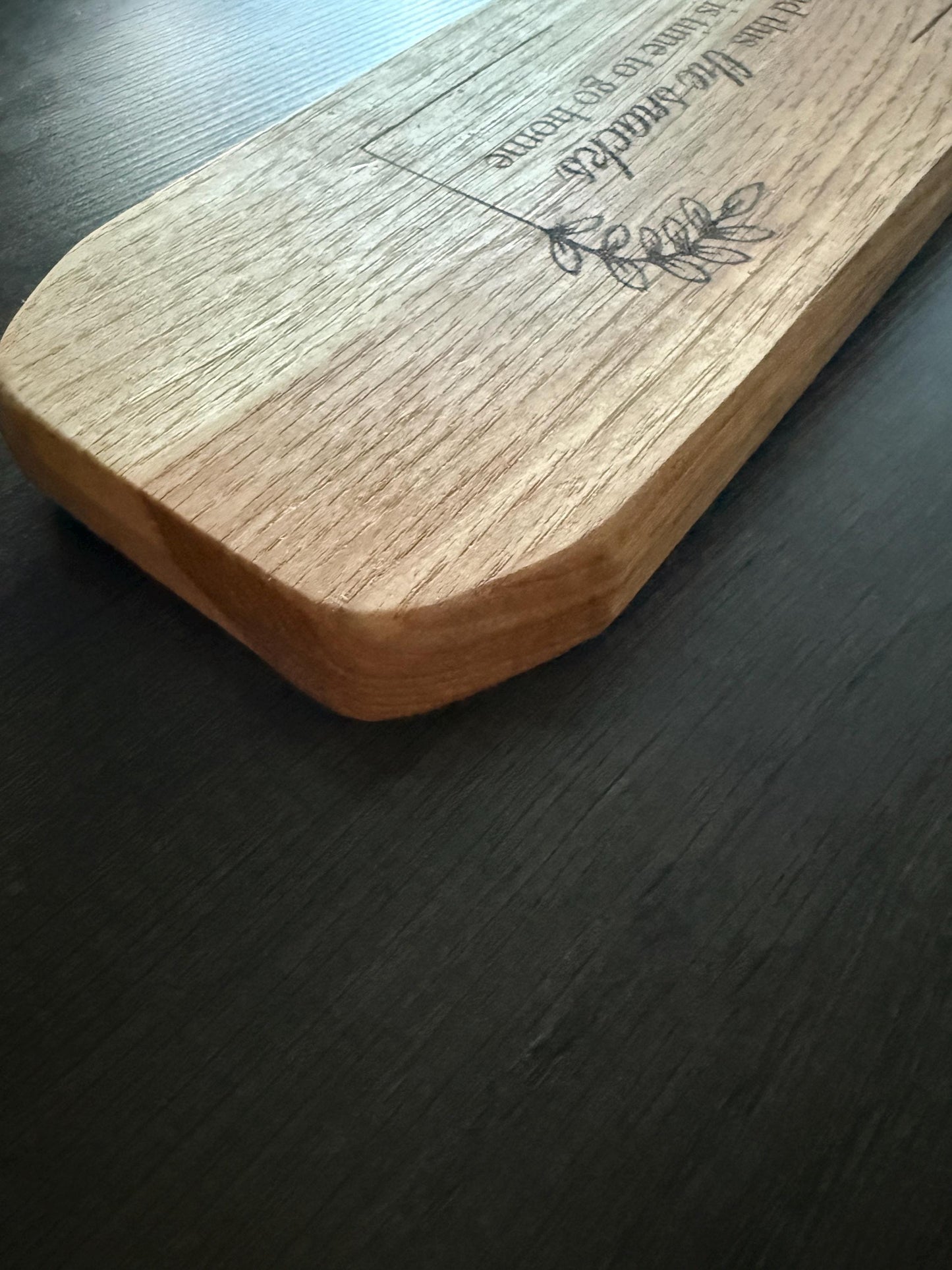 Handmade Hickory Charcuterie Board | Humourous Cheese Tray