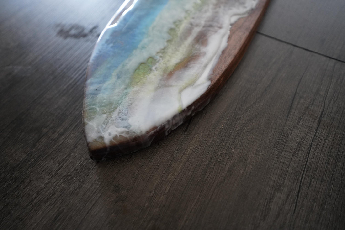 Handmade Charcuterie Board or Serving Tray - Beach Waves - Surf's Up!