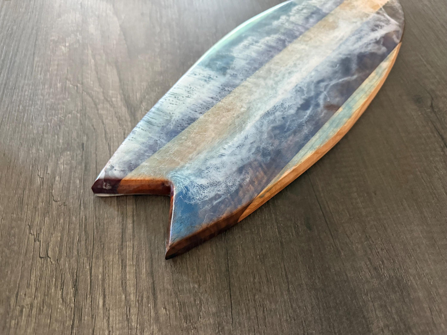 Handmade Surf Charcuterie Board - Ocean Serving Tray