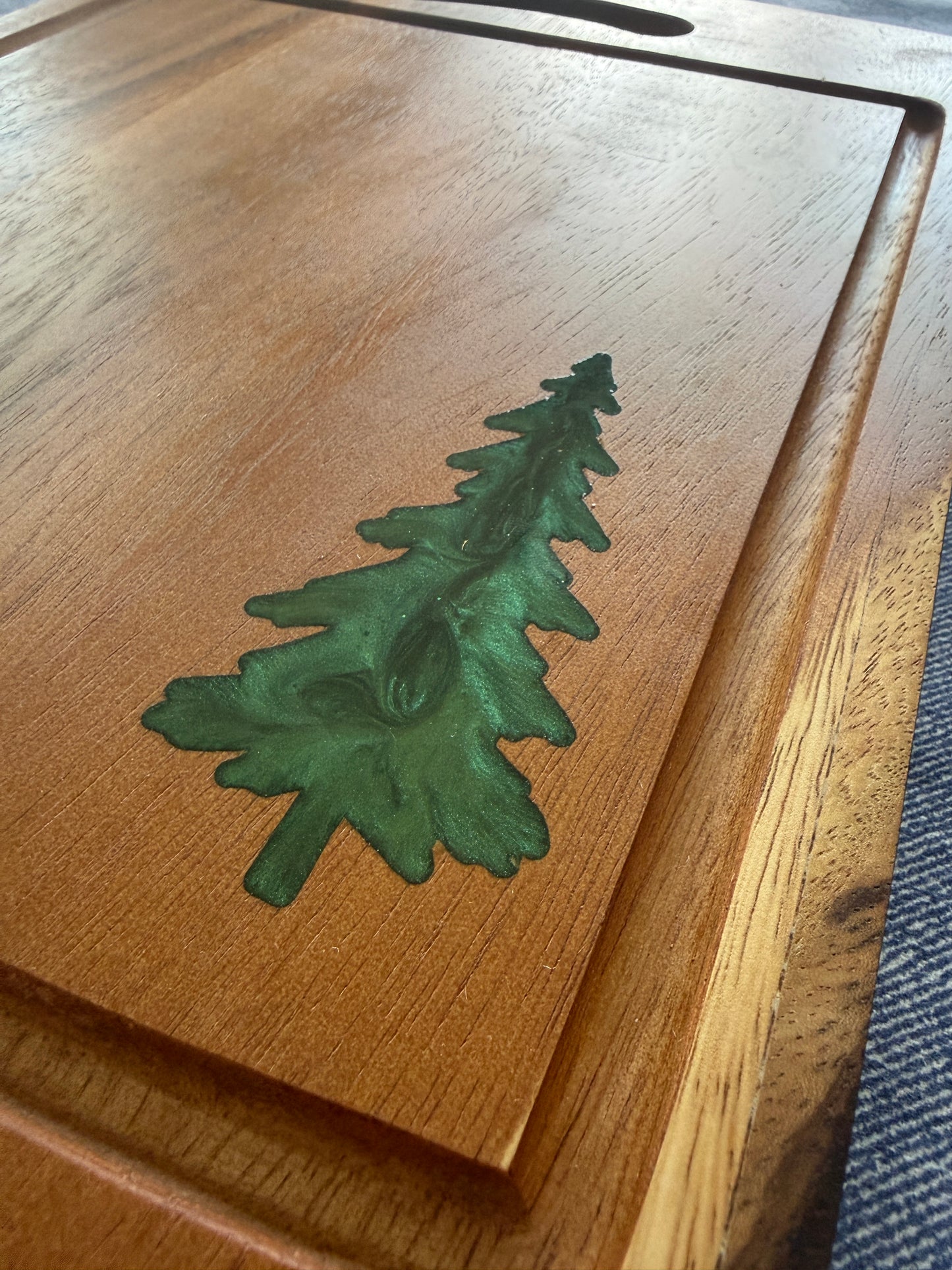 Evergreen Forest Acacia Charcuterie Board