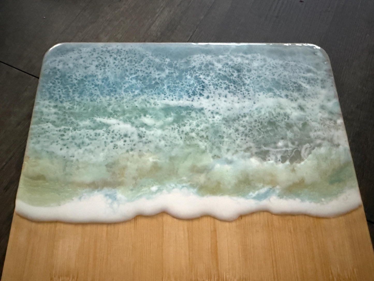 Ocean Wave Charcuterie Board - Serving Tray - Entertaining Centerpiece