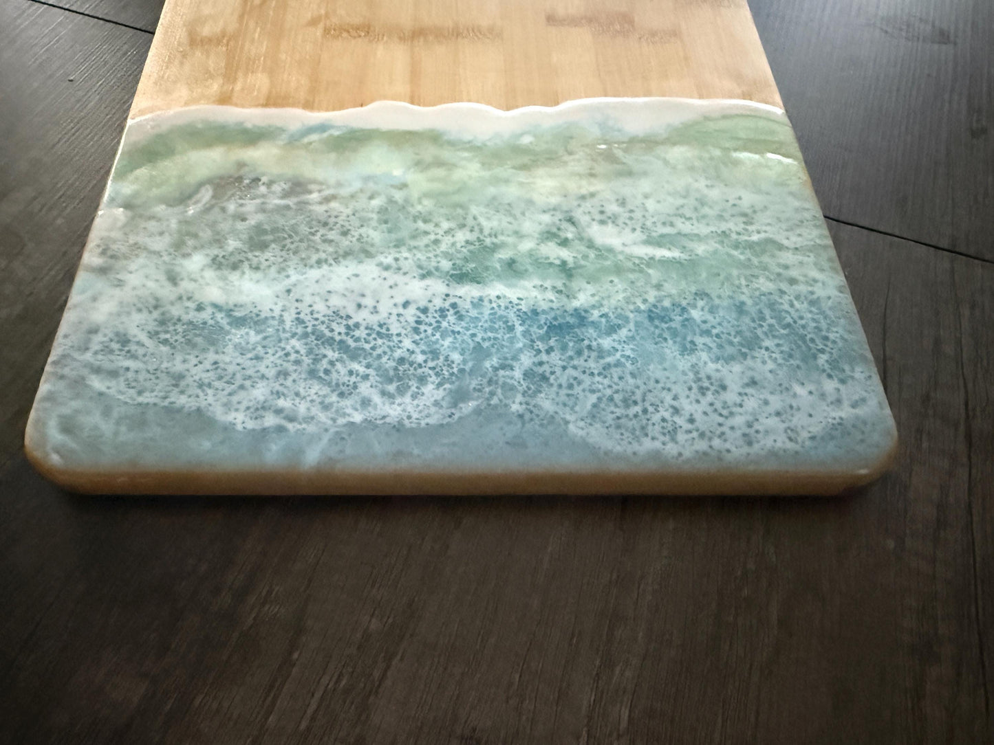 Ocean Wave Charcuterie Board - Serving Tray - Entertaining Centerpiece