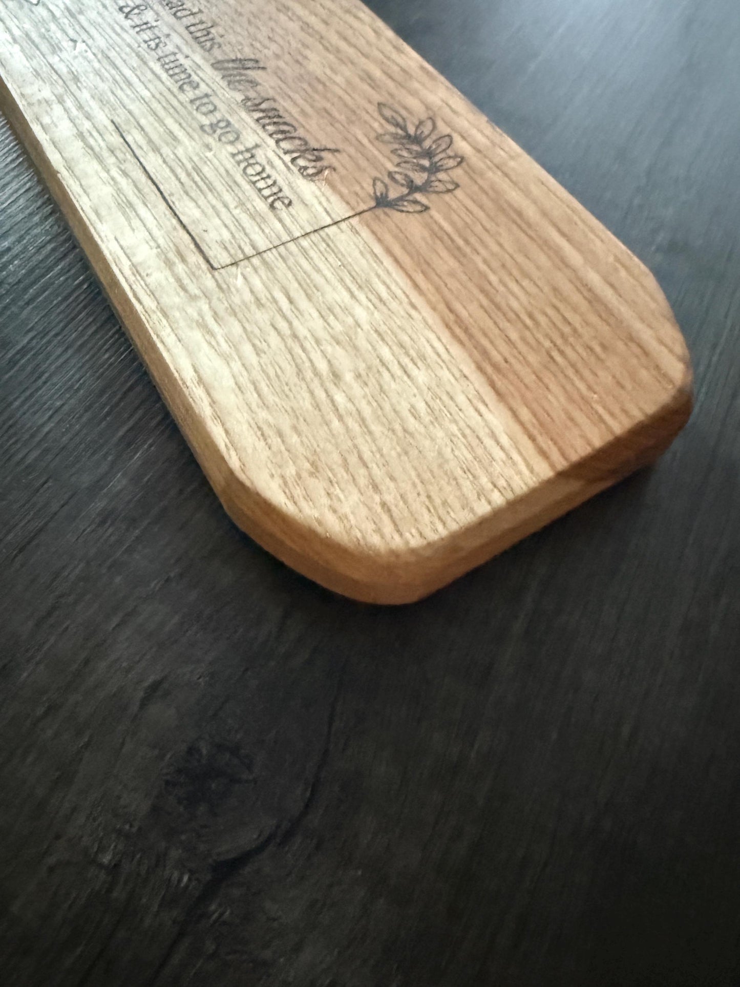 Handmade Hickory Charcuterie Board | Humourous Cheese Tray